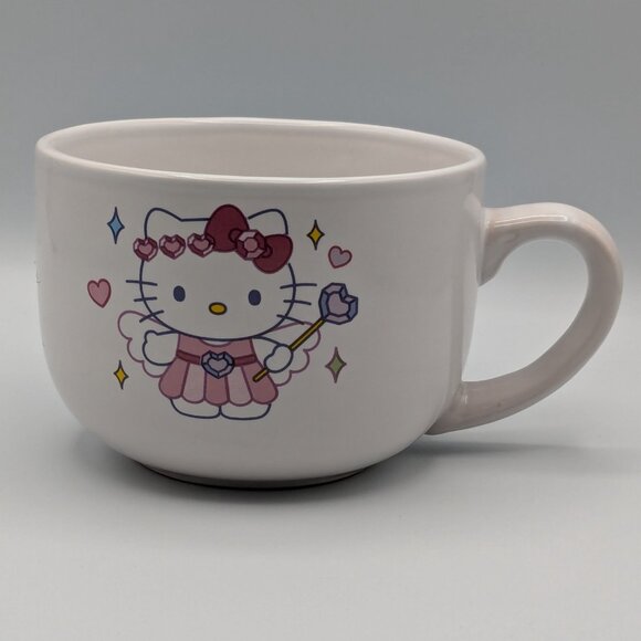 Rare Sanrio Hello Kitty Mug with Fairy, Wand, and Gemstone Images, 2022 - Picture 2 of 10
